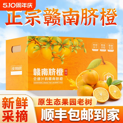 Fresh Newhall Navel Orange – Gannan Navel Orange Bulk Export, 35 Days Dynamic Fresh-Keeping, 25 Days Sea Freight, Direct from Inspection‑Approved Factory in China – B2B Wholesale (2 Pieces Min Order)